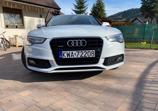 Audi A5 cena 81000 przebieg: 136000, rok produkcji 2014 z Mysłowice małe 529